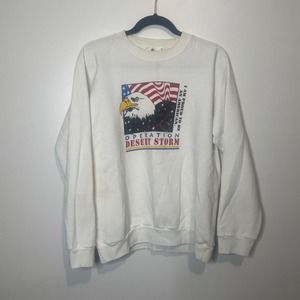 K Brand Vintage 90s Desert Storm Sweatshirt size Large
